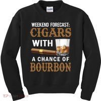 Bourbon, Cigar, Whiskey, Alcohol, Funny Kids Sweatshirt thumb 0