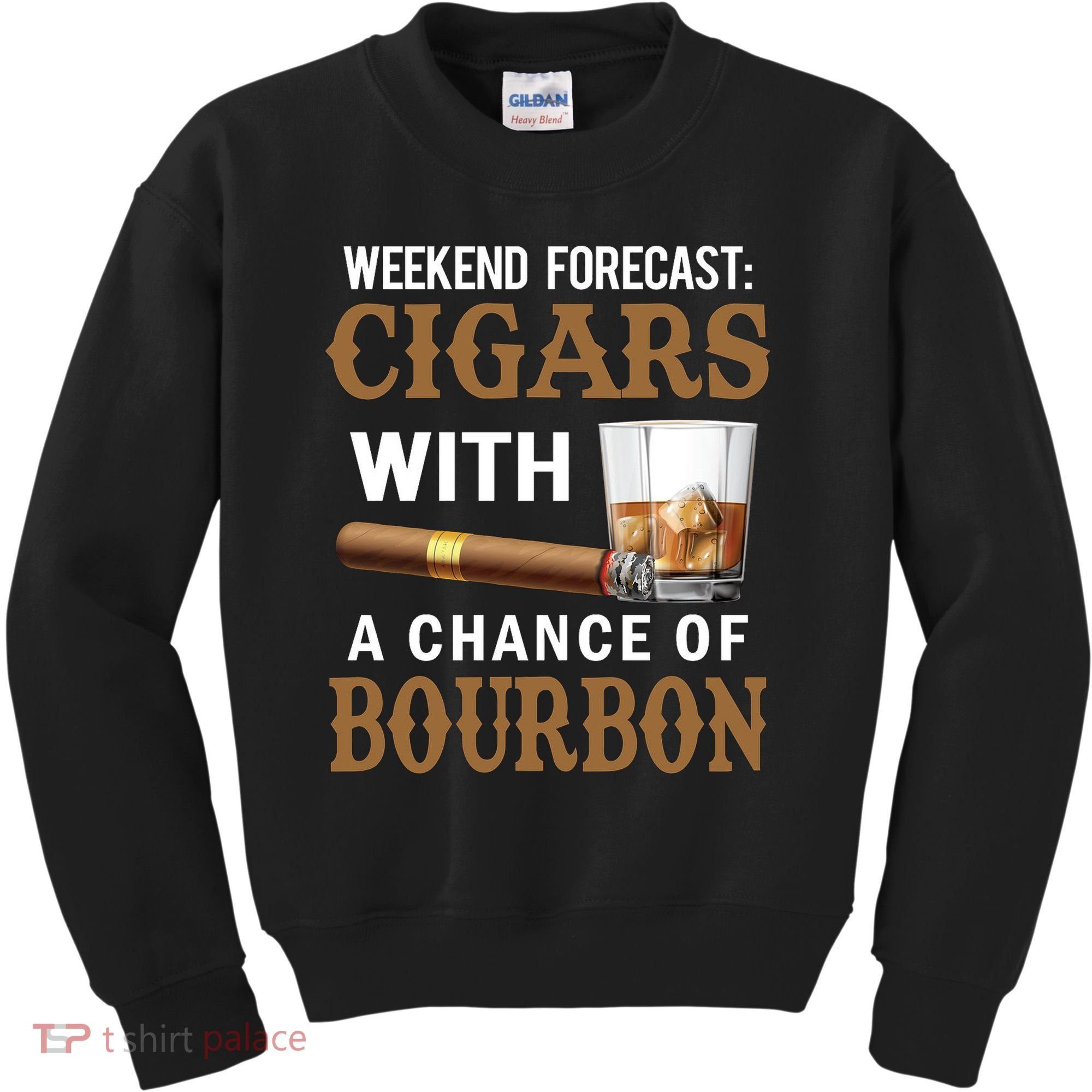 Bourbon, Cigar, Whiskey, Alcohol, Funny Kids Sweatshirt