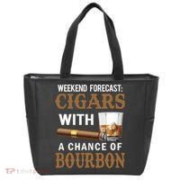Bourbon, Cigar, Whiskey, Alcohol, Funny Tote Bag thumb 0