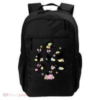 Black Cat With Bunny Eggs Happy Easter Day Matching Backpack thumb 0