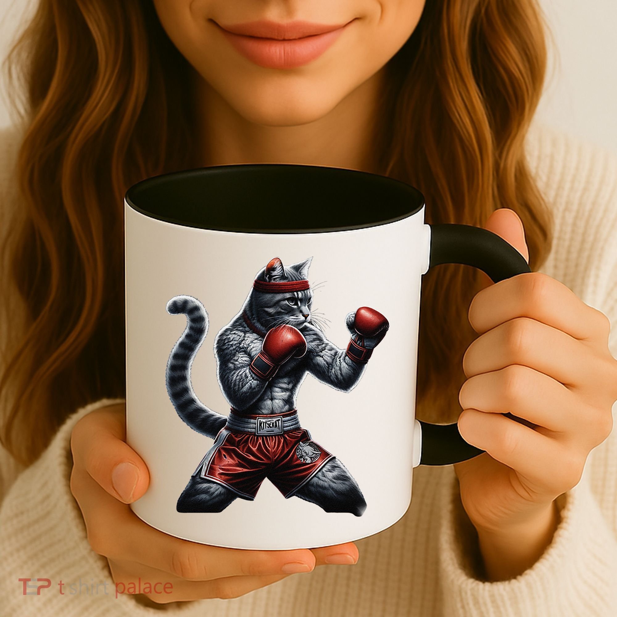 Boxing Cat When Your Cat Hits Harder Than You Do Coffee Mug