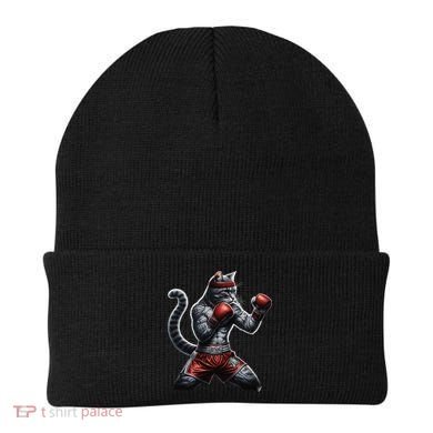 Boxing Cat When Your Cat Hits Harder Than You Do Beanie