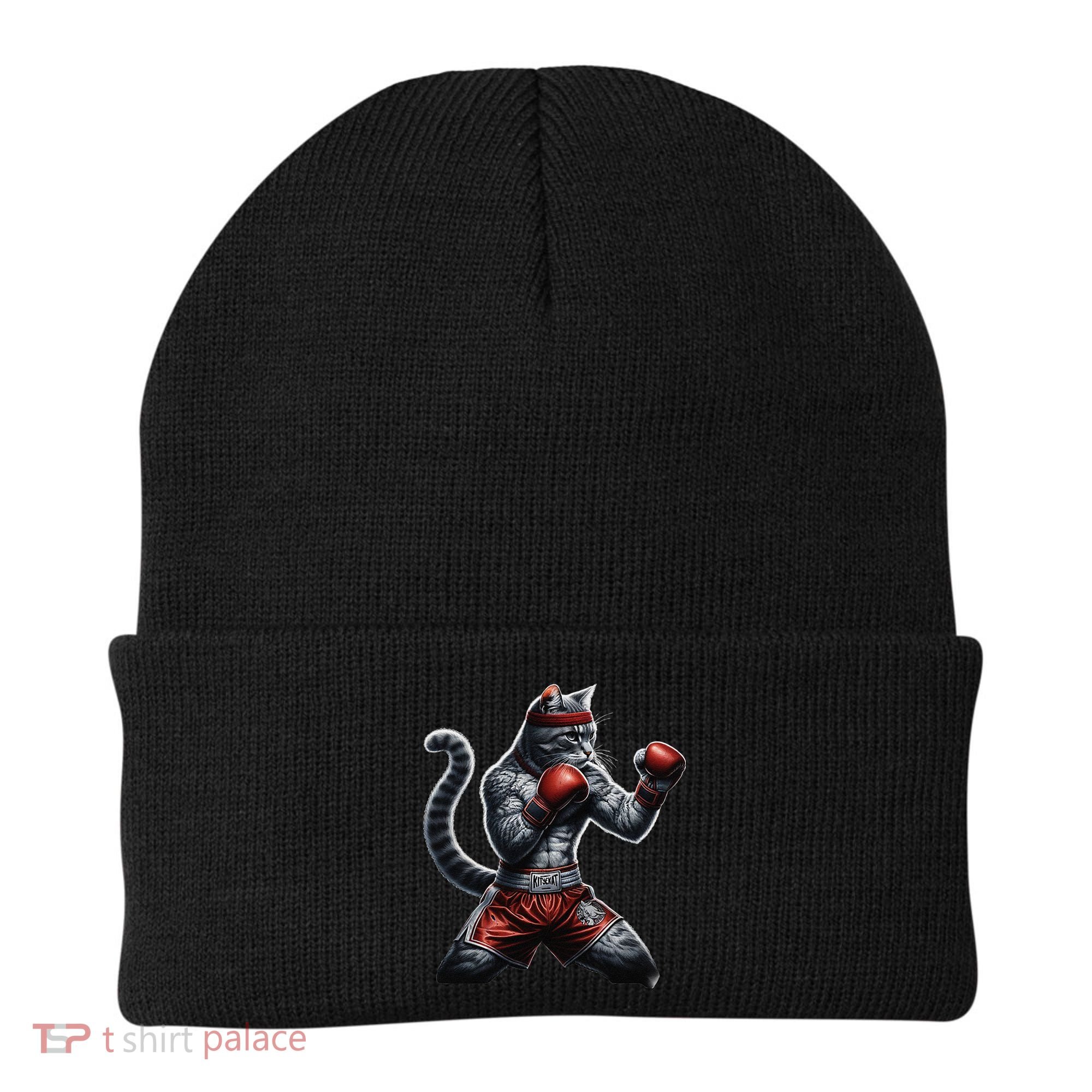 Boxing Cat When Your Cat Hits Harder Than You Do Beanie