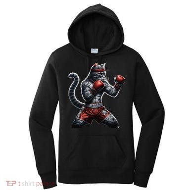 Boxing Cat When Your Cat Hits Harder Than You Do Women's Hoodie