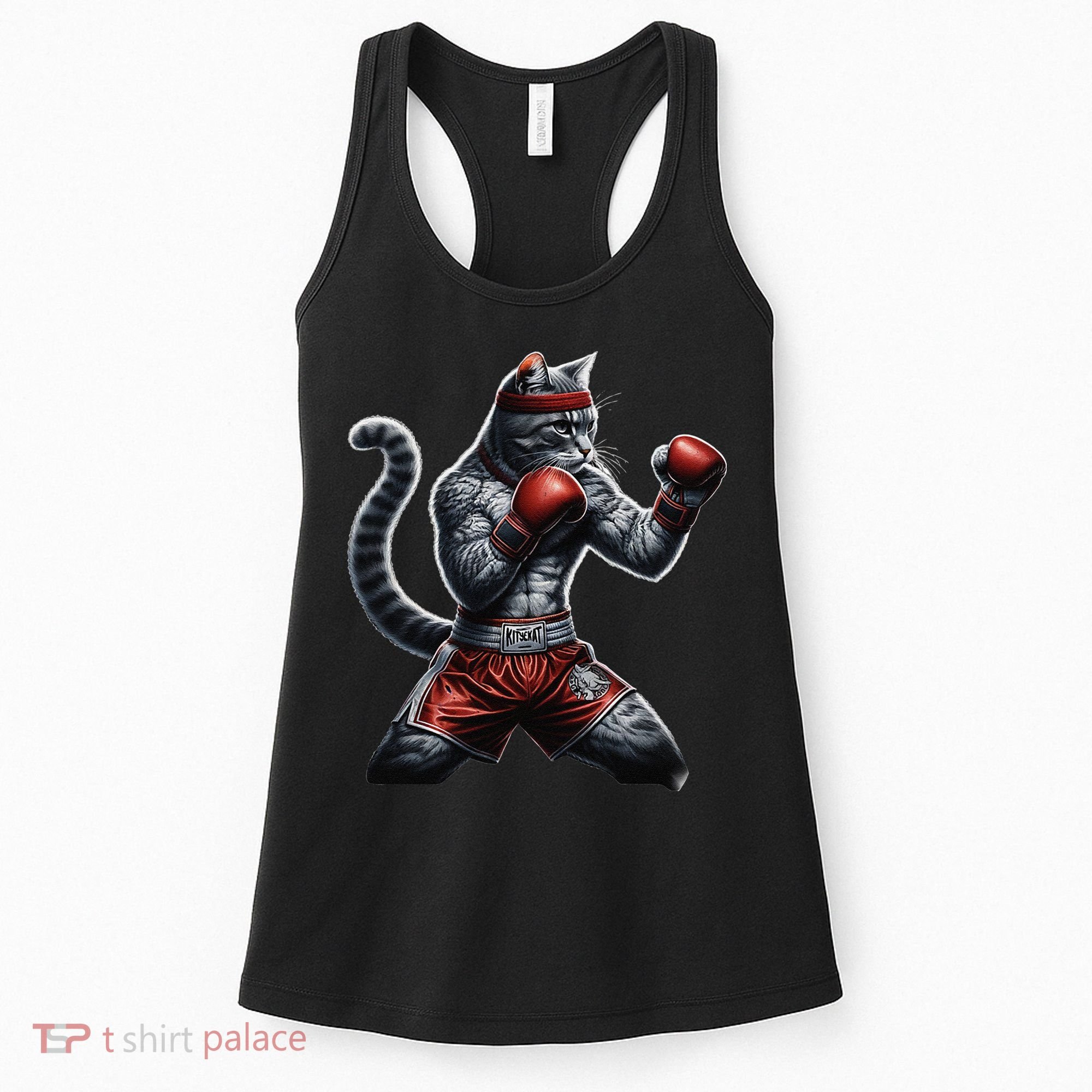 Boxing Cat When Your Cat Hits Harder Than You Do Women's Tank Top