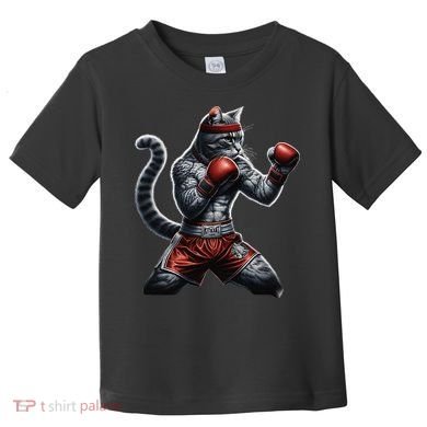 Boxing Cat When Your Cat Hits Harder Than You Do Toddler T-Shirt