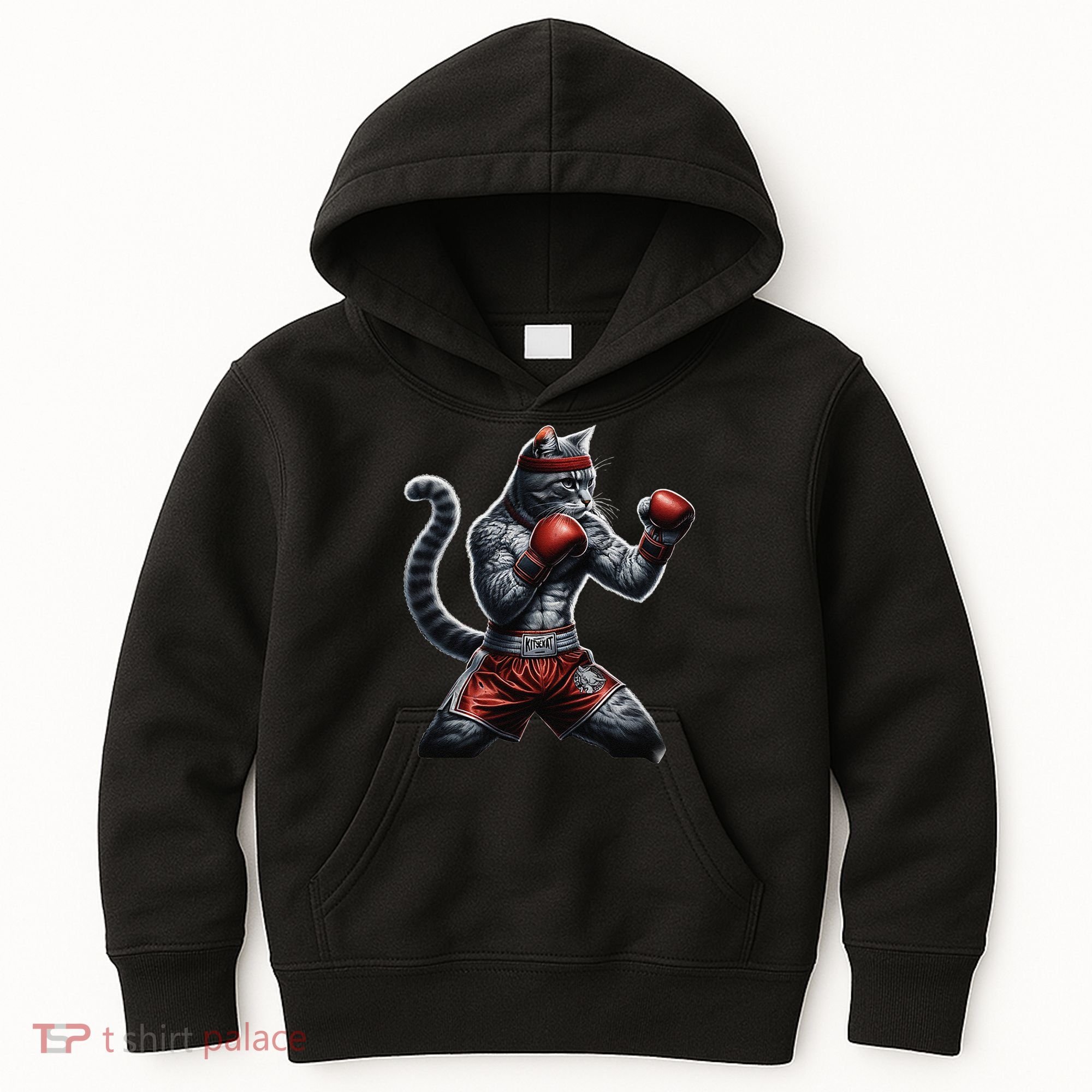 Boxing Cat When Your Cat Hits Harder Than You Do Kids Hoodie