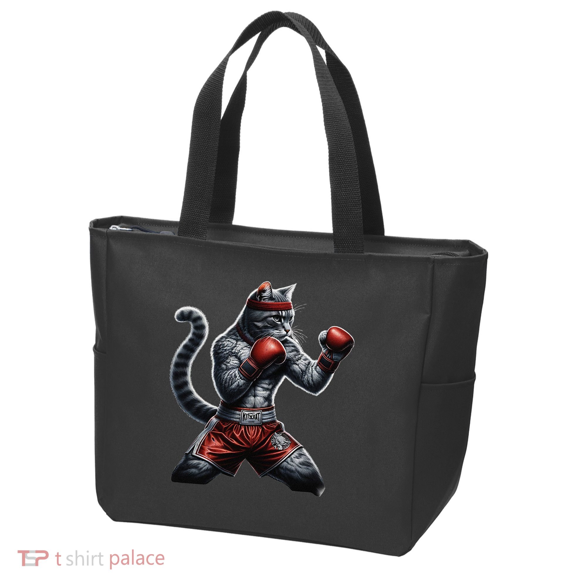 Boxing Cat When Your Cat Hits Harder Than You Do Tote Bag
