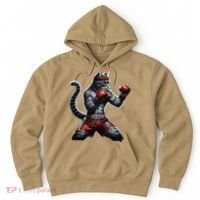 Boxing Cat When Your Cat Hits Harder Than You Do Hoodie thumb 0