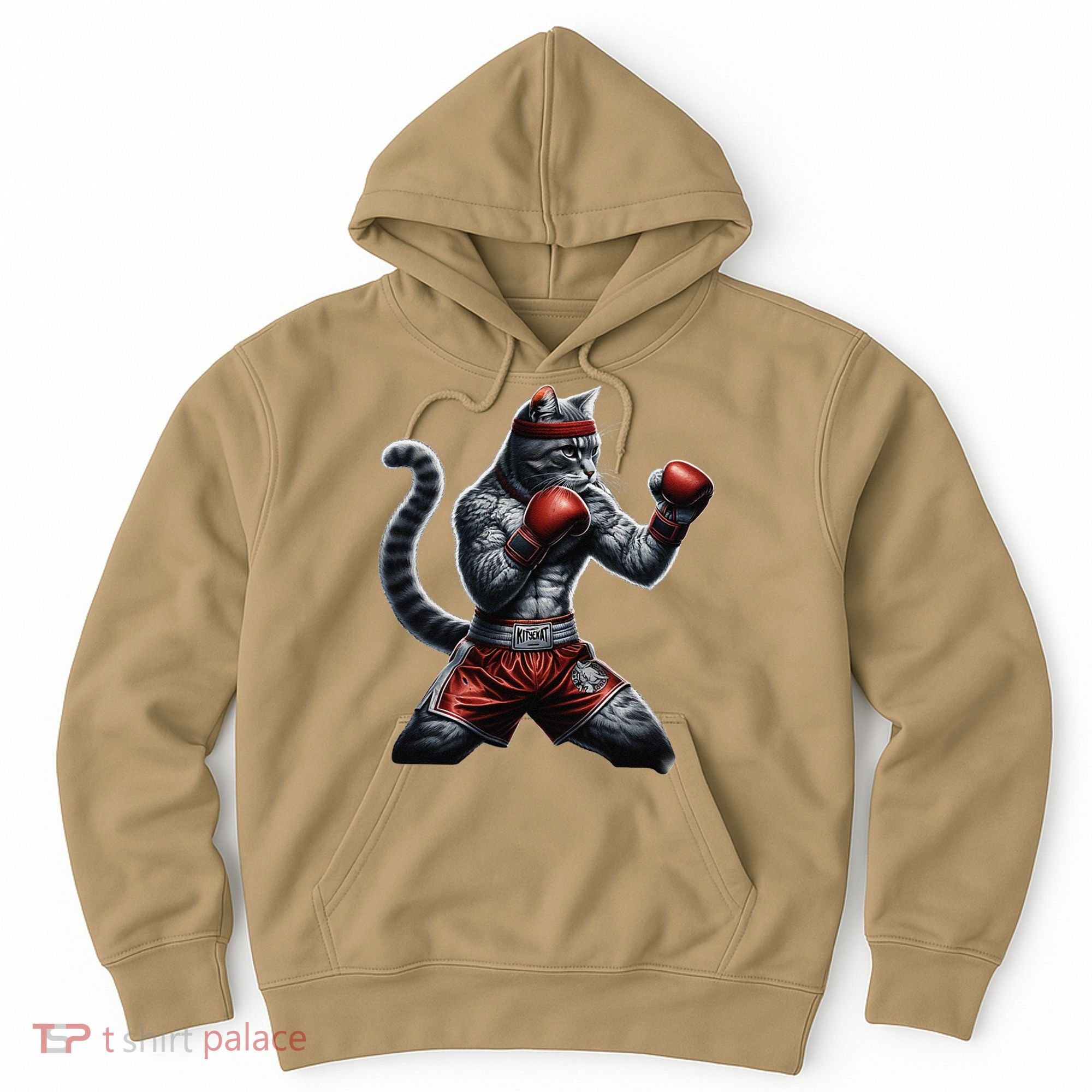 Boxing Cat When Your Cat Hits Harder Than You Do Hoodie