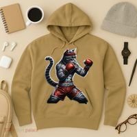 Boxing Cat When Your Cat Hits Harder Than You Do Hoodie thumb 3
