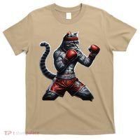Boxing Cat When Your Cat Hits Harder Than You Do T-Shirt thumb 0