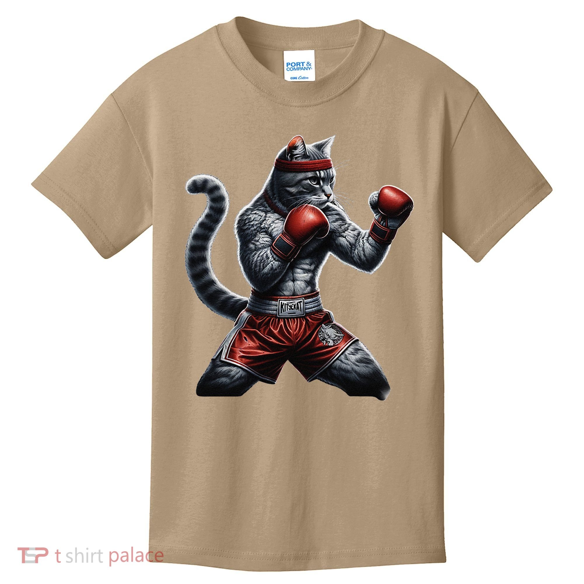 Boxing Cat When Your Cat Hits Harder Than You Do Kids T-Shirt