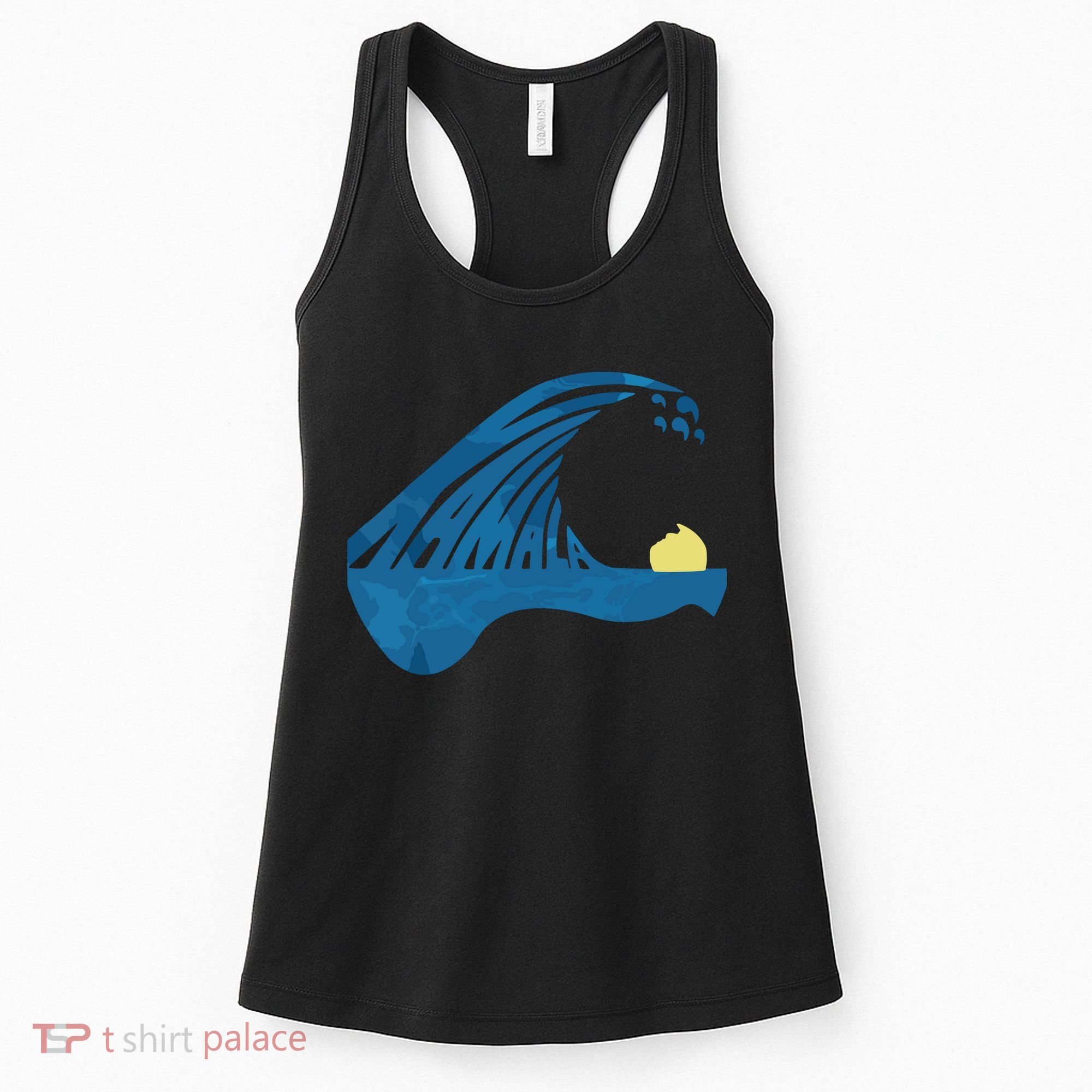 Blue Cats Wave For Kamala Funny Trump Blue Wave Of Cat Women's Tank Top