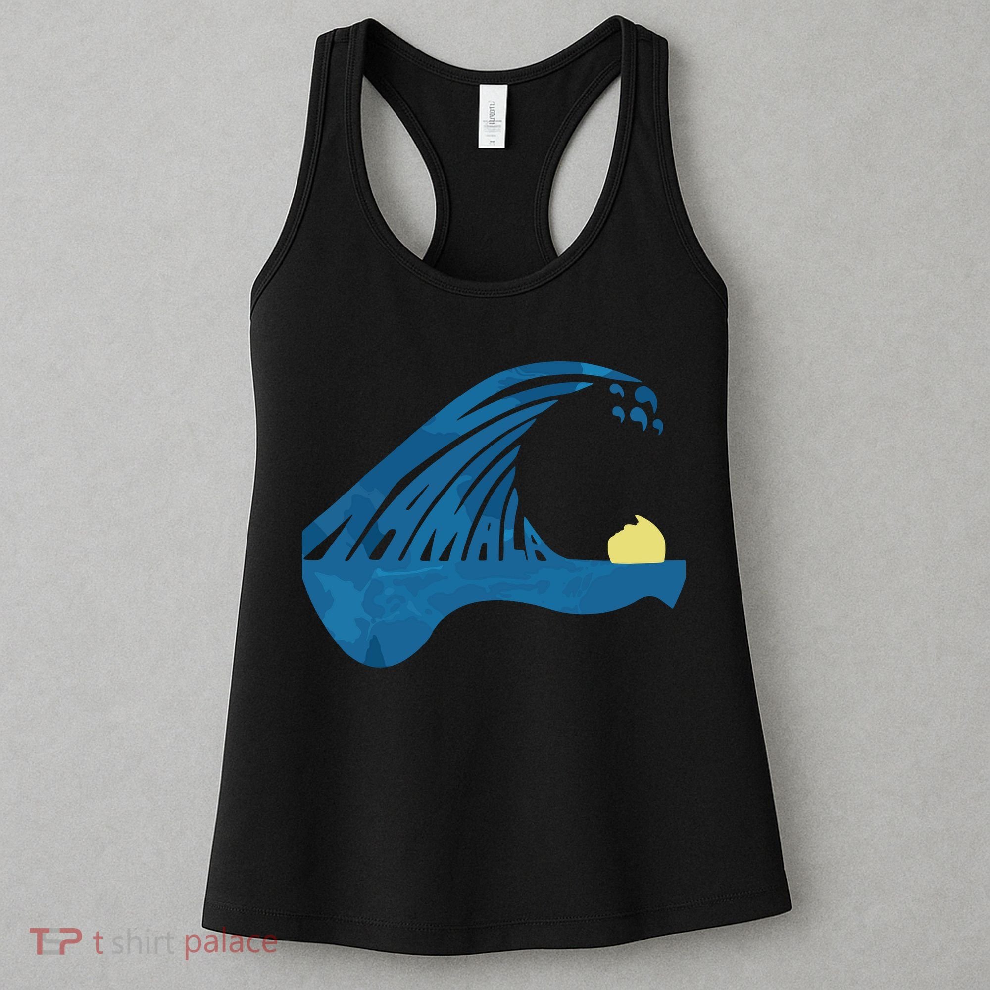 Blue Cats Wave For Kamala Funny Trump Blue Wave Of Cat Women's Tank Top