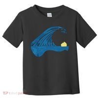 Blue Cats Wave For Kamala Funny Trump Blue Wave Of Cat Toddler T-Shirt thumb 0