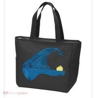 Blue Cats Wave For Kamala Funny Trump Blue Wave Of Cat Tote Bag thumb 3