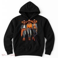 Black Cowgirl Western Rodeo Melanin Black History Texas Hoodie thumb 0