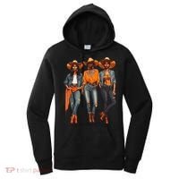 Black Cowgirl Western Rodeo Melanin Black History Texas Women's Hoodie thumb 0