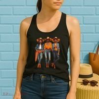 Black Cowgirl Western Rodeo Melanin Black History Texas Women's Tank Top thumb 2
