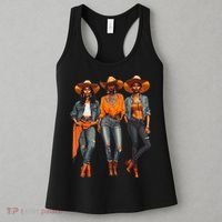 Black Cowgirl Western Rodeo Melanin Black History Texas Women's Tank Top thumb 3