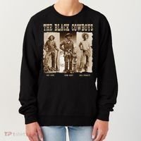 Black Cowboy Western Rodeo Melanin Black History Women's Sweatshirt thumb 0