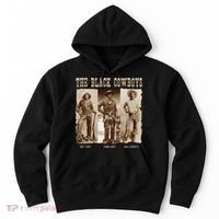 Black Cowboy Western Rodeo Melanin Black History Hoodie thumb 0