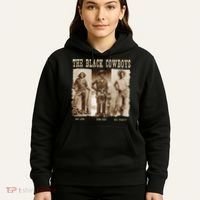 Black Cowboy Western Rodeo Melanin Black History Hoodie thumb 5