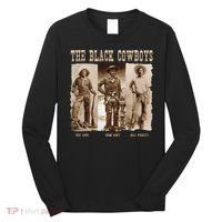 Black Cowboy Western Rodeo Melanin Black History Long Sleeve Shirt thumb 0