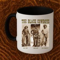Black Cowboy Western Rodeo Melanin Black History Coffee Mug thumb 2