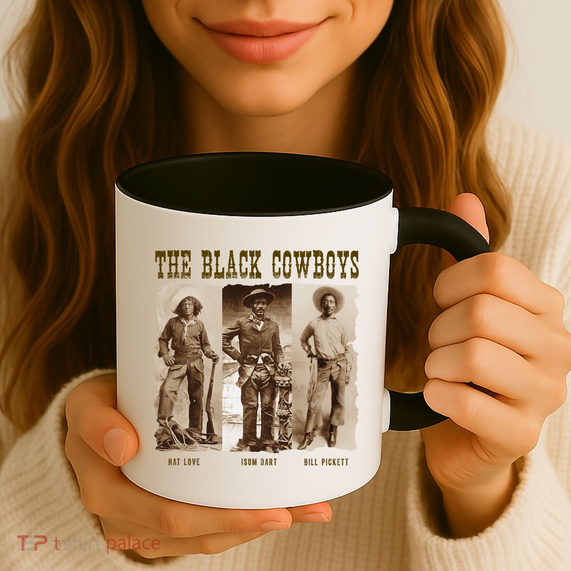 Black Cowboy Western Rodeo Melanin Black History Coffee Mug