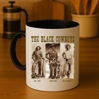 Black Cowboy Western Rodeo Melanin Black History Coffee Mug thumb 4