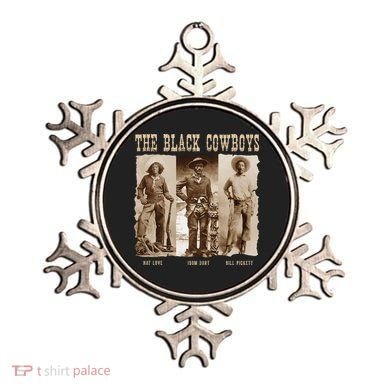 Black Cowboy Western Rodeo Melanin Black History Ornament