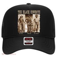 Black Cowboy Western Rodeo Melanin Black History Hat thumb 0