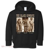 Black Cowboy Western Rodeo Melanin Black History Toddler Hoodie thumb 0