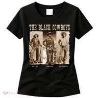 Black Cowboy Western Rodeo Melanin Black History Women's T-Shirt thumb 0