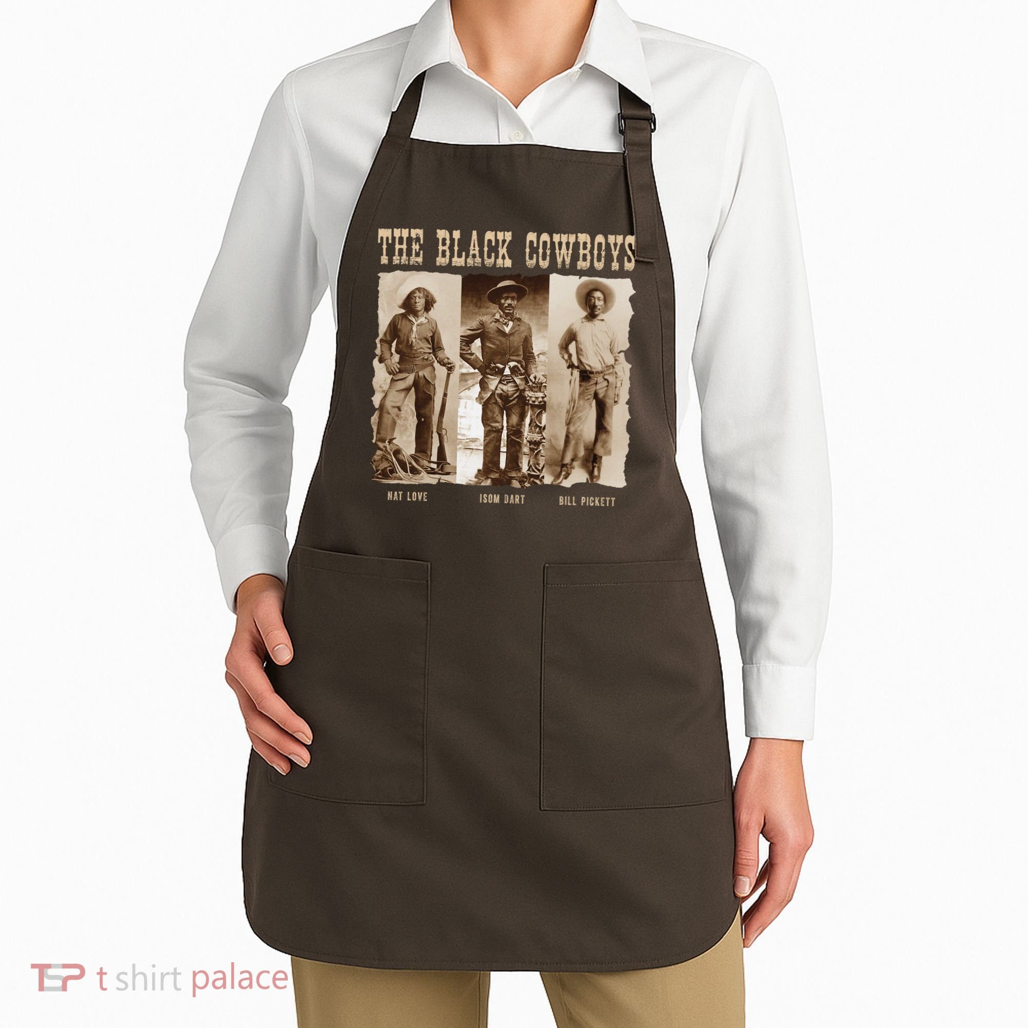 Black Cowboy Western Rodeo Melanin Black History Apron
