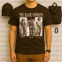 Black Cowboy Western Rodeo Melanin Black History T-Shirt thumb 6