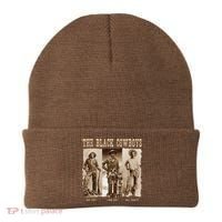 Black Cowboy Western Rodeo Melanin Black History Beanie thumb 0