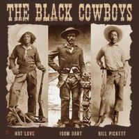 Black Cowboy Western Rodeo Melanin Black History Mousepad thumb 1