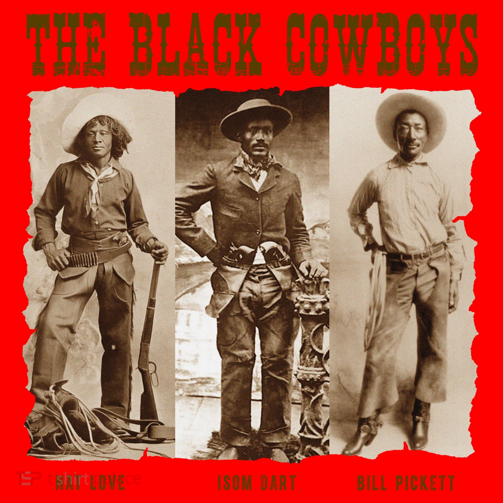 Black Cowboy Western Rodeo Melanin Black History Santa Hat