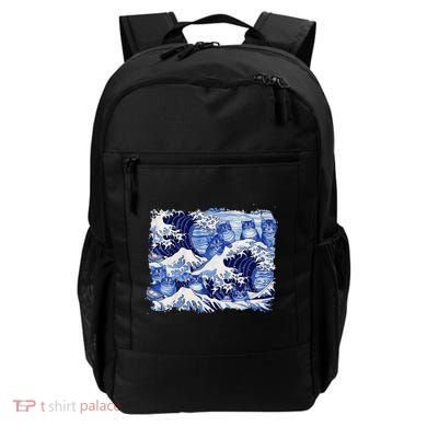 Blue Cats Wave For Kamala Funny Cat Owners Kamala Harris Gift Backpack