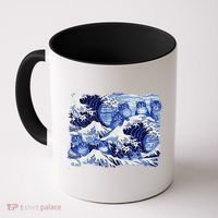 Blue Cats Wave For Kamala Funny Cat Owners Kamala Harris Gift Coffee Mug thumb 0