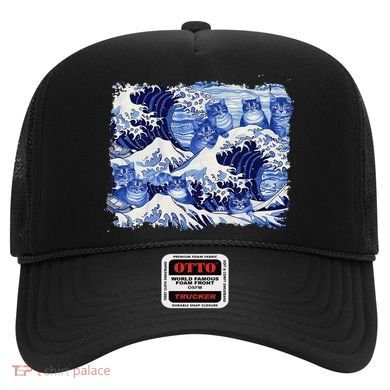 Blue Cats Wave For Kamala Funny Cat Owners Kamala Harris Gift Hat