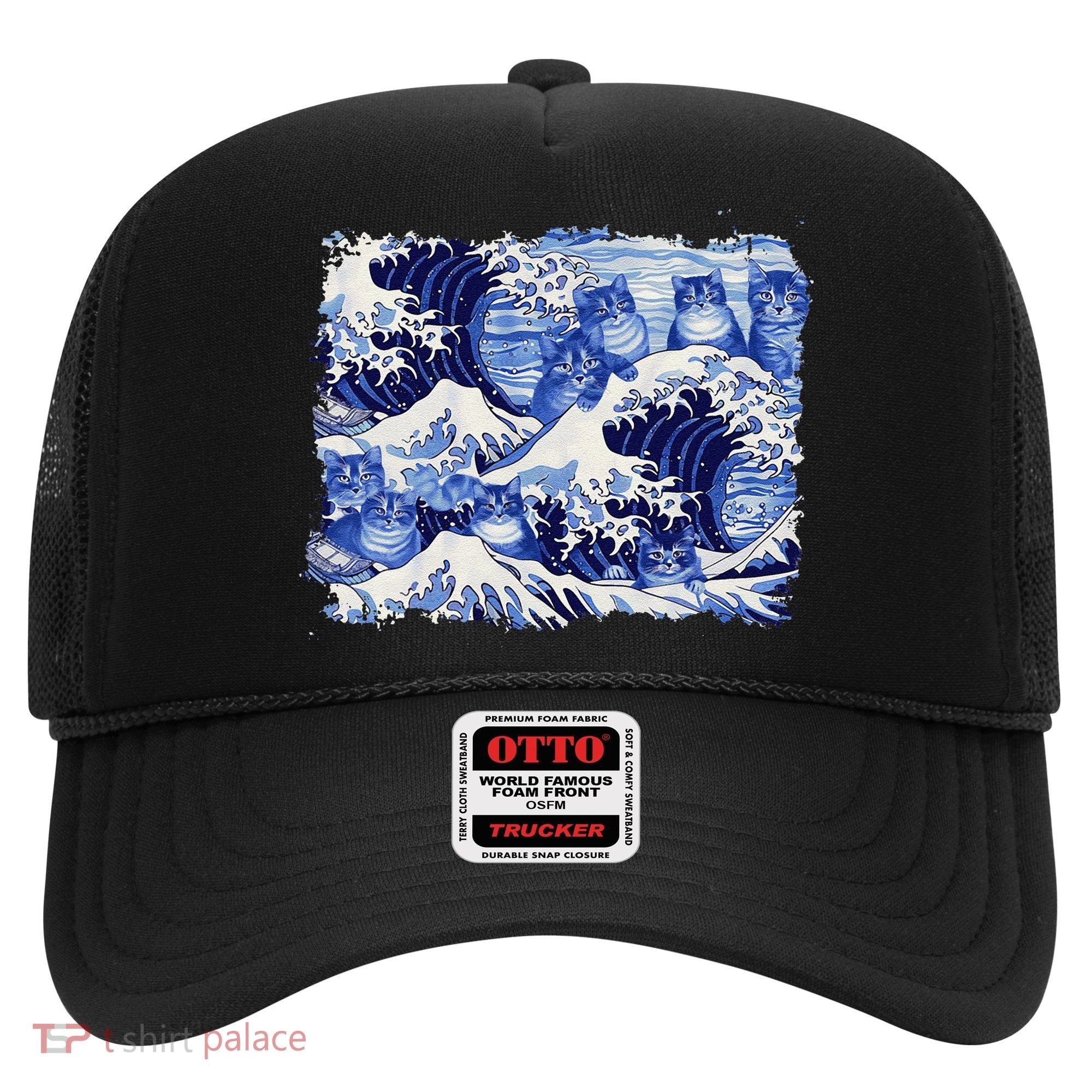 Blue Cats Wave For Kamala Funny Cat Owners Kamala Harris Gift Hat