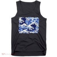 Blue Cats Wave For Kamala Funny Cat Owners Kamala Harris Gift Tank Top thumb 0