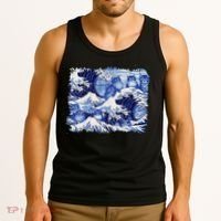 Blue Cats Wave For Kamala Funny Cat Owners Kamala Harris Gift Tank Top thumb 3