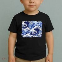 Blue Cats Wave For Kamala Funny Cat Owners Kamala Harris Gift Toddler T-Shirt thumb 2