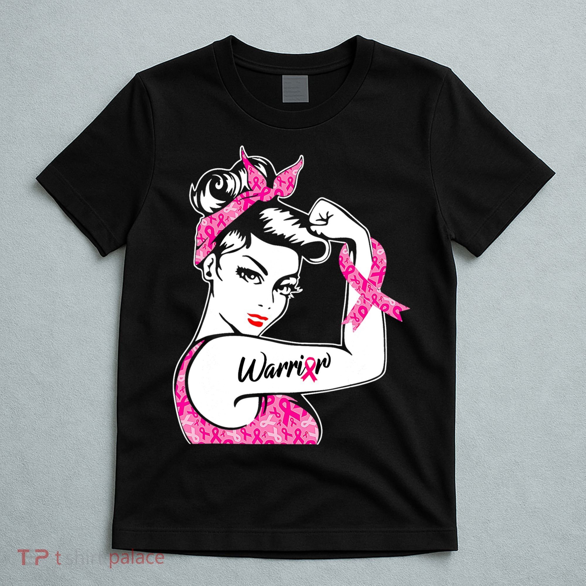 Breast Cancer Warrior Pink Ribbon Breast Cancer Awareness T-Shirt