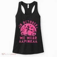 Breast Cancer Women Halloween In October We Wear Pin.K Women's Tank Top thumb 0